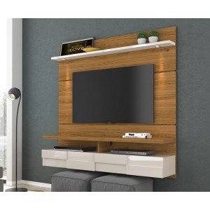 Bancada Suspensa 1,6m Lana Madetec Naturale/Off White 