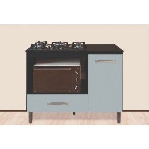 Balcão 1,18m Forno/Cooktop Luan 