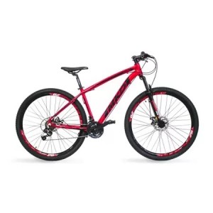 Bicicleta Aro 29 24V Disk/Susp Q17 King Vermelho MKD
