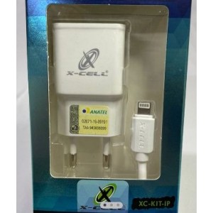 Kit Tomada/Cabo 2.0A XC-KIT-IP X-Cell