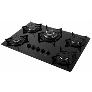 Fogao 5BC CooKTop TC NV5  Esmaltado Nardelli Preto Biv