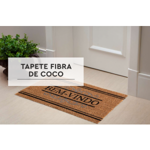 Tapete Capacho 33x60CM Fibra Coco