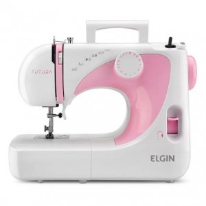 Máquina de Costura JX2040 Futura 10 Pontos Elgin Branca 
