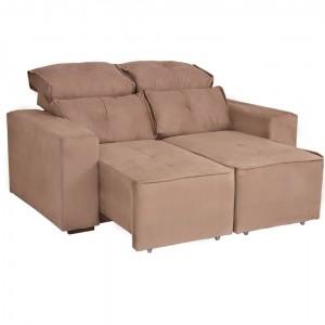 Estofado Adapt 1,70m Retratil/ Reclinavel Marron 