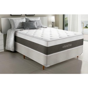 Colchão 88x188x23 Pocket Florida Cristalflex Branco 