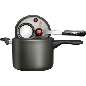 Panela de Pressão 4,5L c/Visor Mta Preto