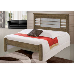 Cama Casal Raíssa J&A Moveis Jequitiba Avelã
