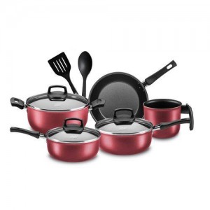 Conjunto Panelas 7 Peças Safira Mta Cereja