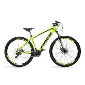 Bicicleta Aro 29 24V Disk/Susp Q17 King Verde Limão MKD