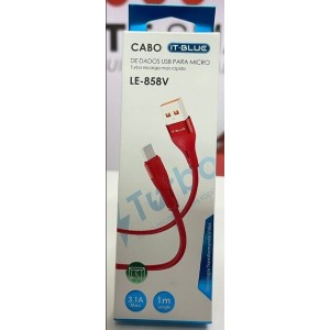 Cabo De Dados LE-858V V8 IT-BLUE