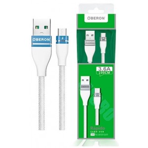 Cabo Usb 3,6A OR-CO09/M V8 Oberon