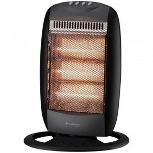 Aquecedor Halogeno Mercury AQC305 Cadence Preto 
