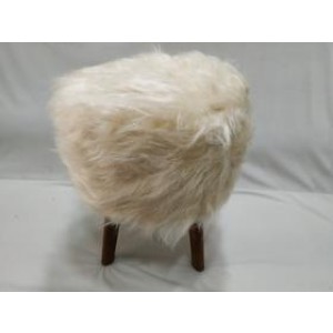 Puff Retro Pelucia 60Kg Moura Estofados Diversos 