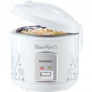 Panela de Arroz Bianca Rice 10 Mondial Branco - 220V