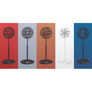 Ventilador 40cm 6P Turbo Coluna Ventisol  Varias cores 110 Volts