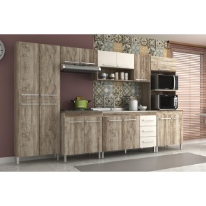 Cozinha Sportage Manto Moveis Pérola/Branco