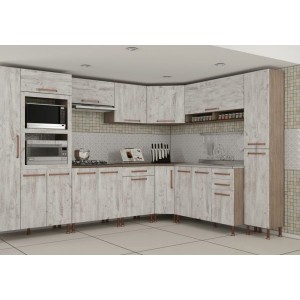 Cozinha Gold modula Indekes Nogal