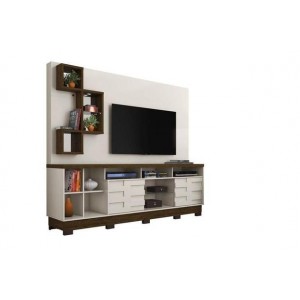 Home Theater 2,20 Heitor Madetec Off White /Savana 