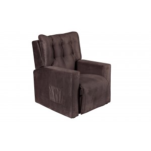 Poltrona Reclinavel Detroit Hellen Café
