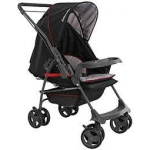 Carro Bebê Reversivel II Milano Preto 